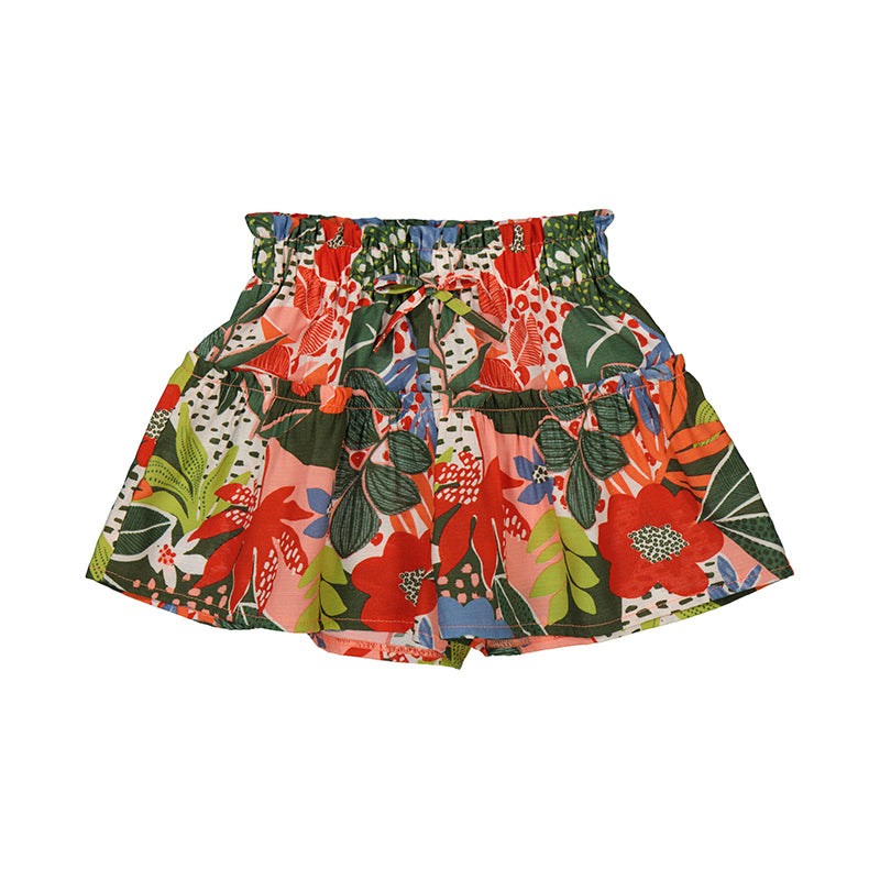 Gonna pantalone stampato