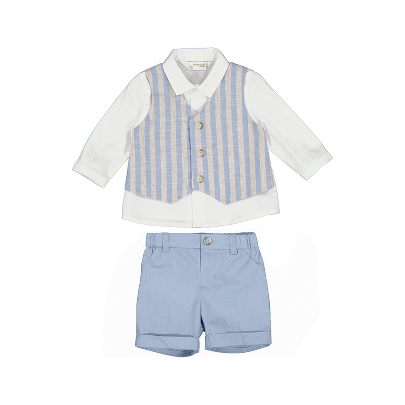 Compl. pantalone corto gilet